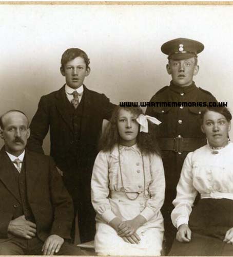 <p>William with his family